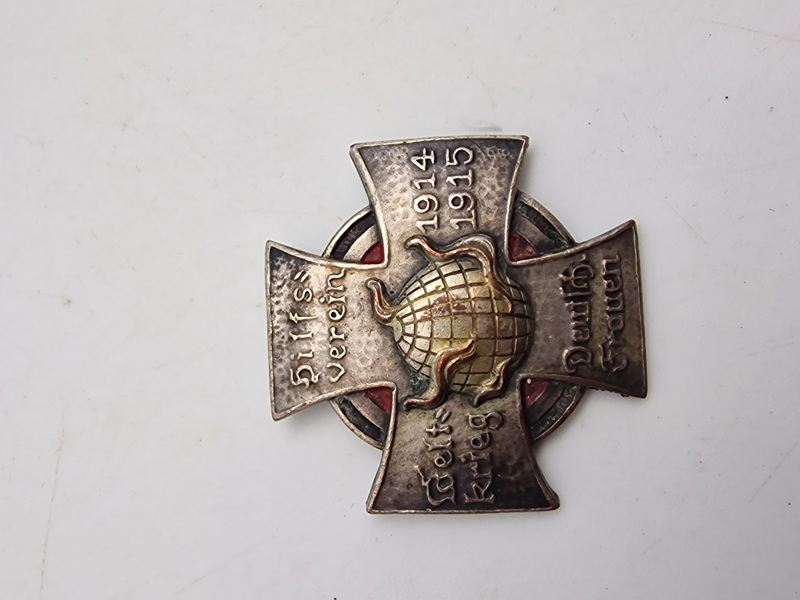 Originalt Kriegskreuz der Hilfsverein Deutscher Frauen" (Krigskorset for de tyske kvinders hjælpeforening).