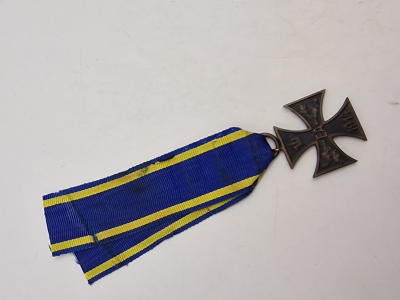 Originalt German WW1 Imperial Brunswick War Merit Cross 2nd Class