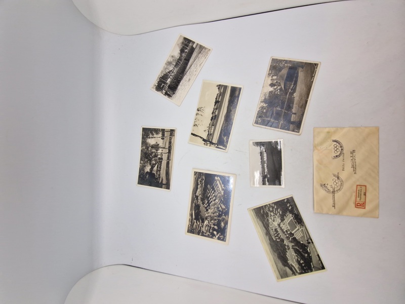 Samling originale olympiade postkort fra 1936