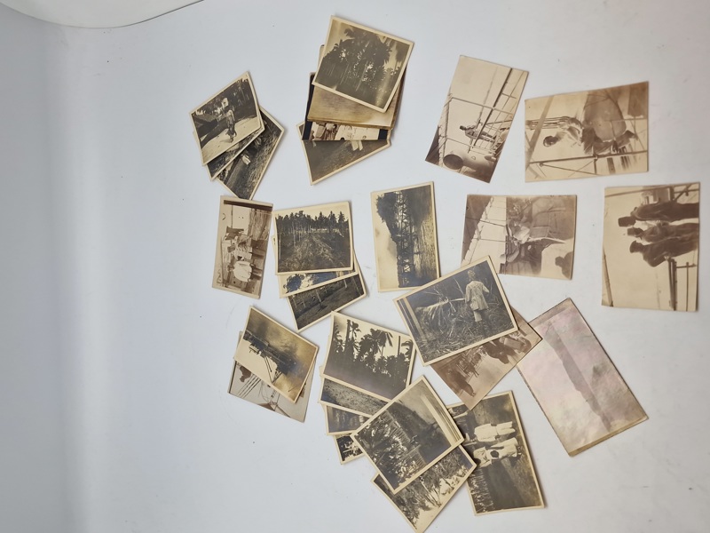 Samling fotos mm. Tur til Østen 1918 Beskrivelser er bagpå fotos