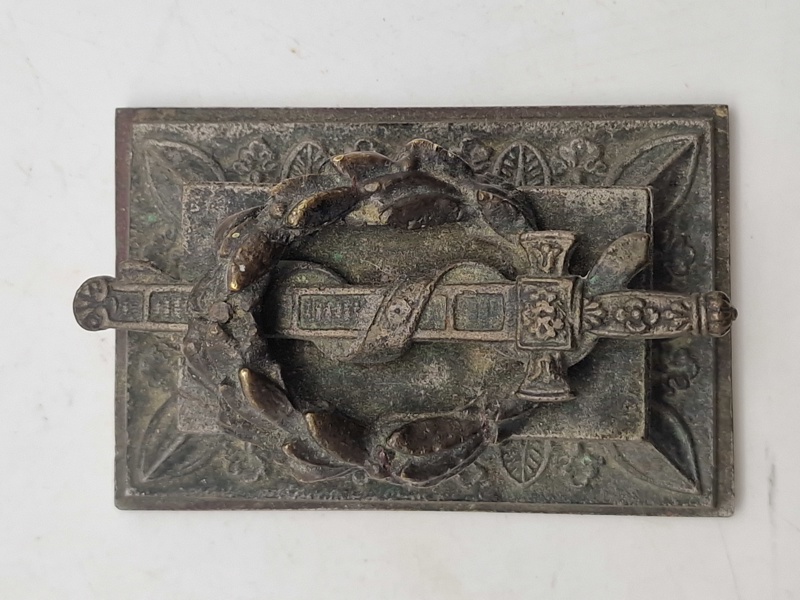 Original ww1 brevpresse, lavet som monument. veludført