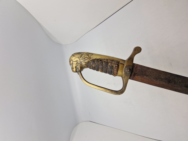 Original Dansk artillerisabel model 1802