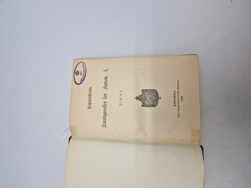 Krigsminifteriets
Kundgørelser for Hæren. A.
1909.