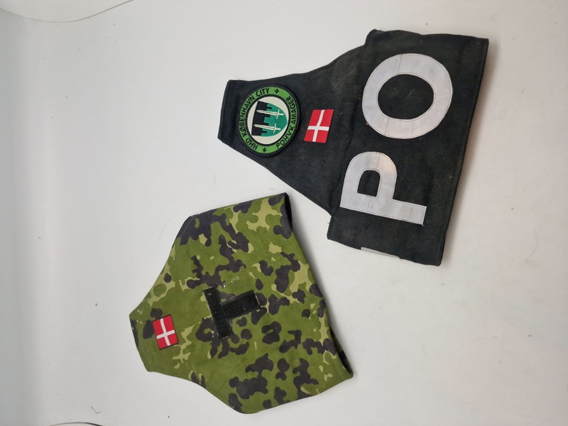 Originale ærmletter fra HJV/forsvaret