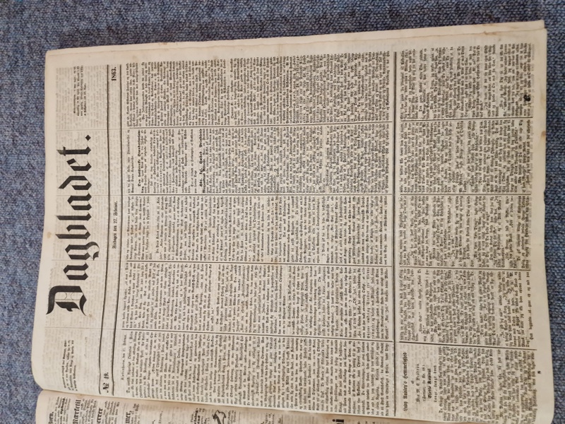 Indbunden samling “Dagbladet” 1860’erne