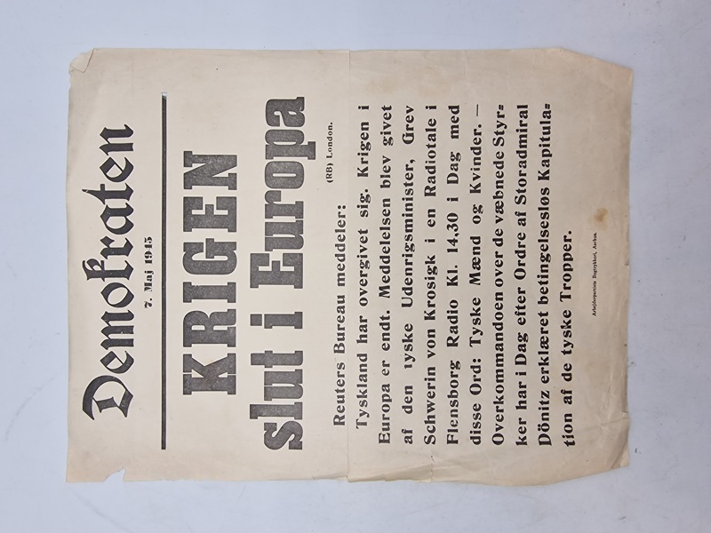 Original dansk spiseseddel