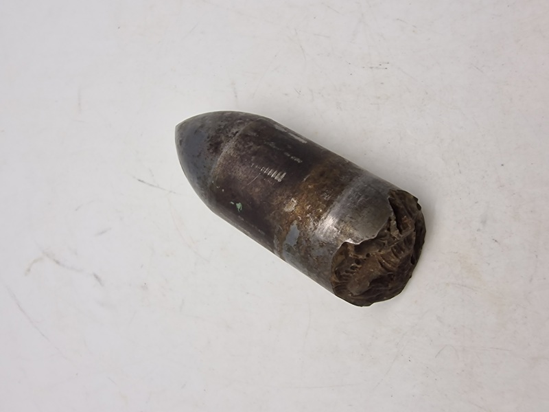 Original afskudt tysk PAK granat (Massiv)