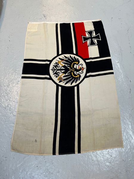 Originalt Tysk WW1 marine flag 