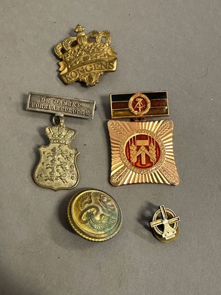 Samling diverse militaria
