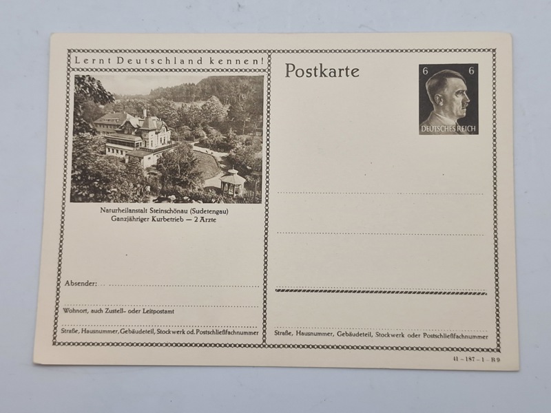Originalt tysk postkort - ww2