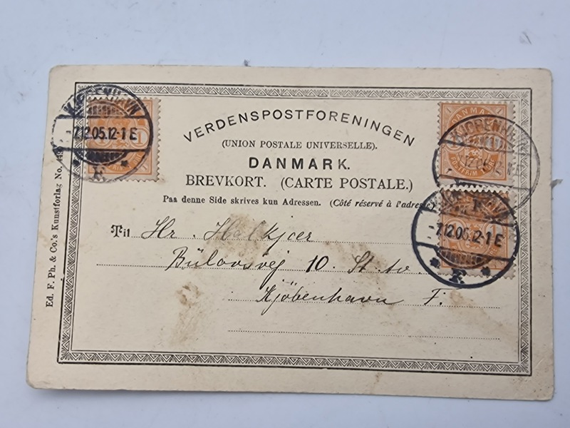 Postkort fra verdenspostforeningen 
