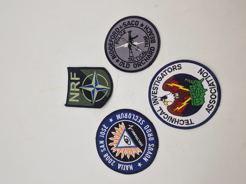 Samling militære patches 