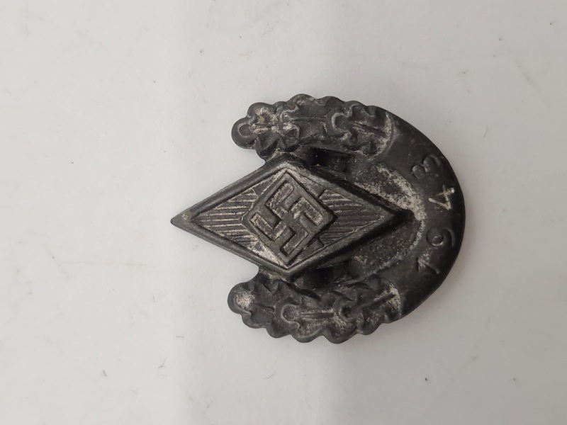 Original Hitlerjugend (HJ) Siegernadel Reichssportwettkämpfe 1943