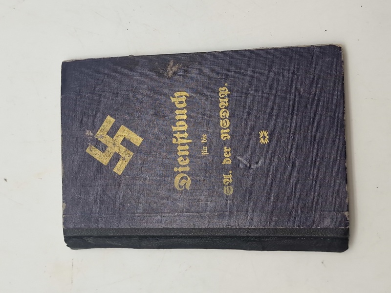 Original Dienstbuch für bie SA. der NSDAP