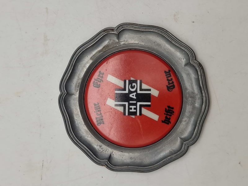 Original plakette fra SS veteran foreningen HIAG