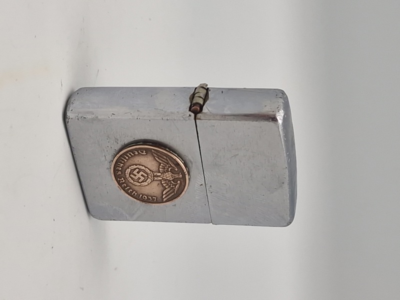 Zippo lighter med tysk Reichphennig