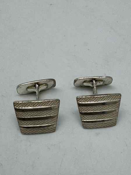 Franske manchetknapper - sterlingsølv - 10 gram