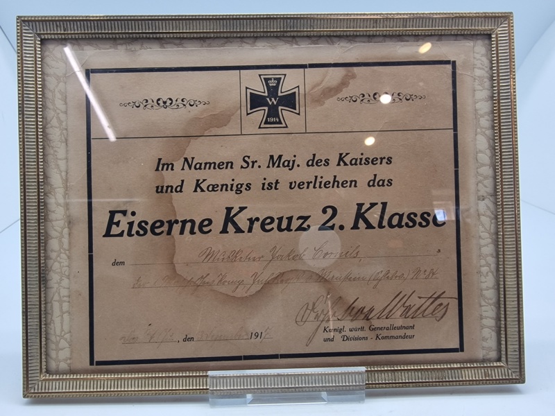 Original Tildelingbevis Jernkorset 2 klasse ww1 givet til Dansker _22315a_8ddcdbb2e24ab11_lg.jpeg