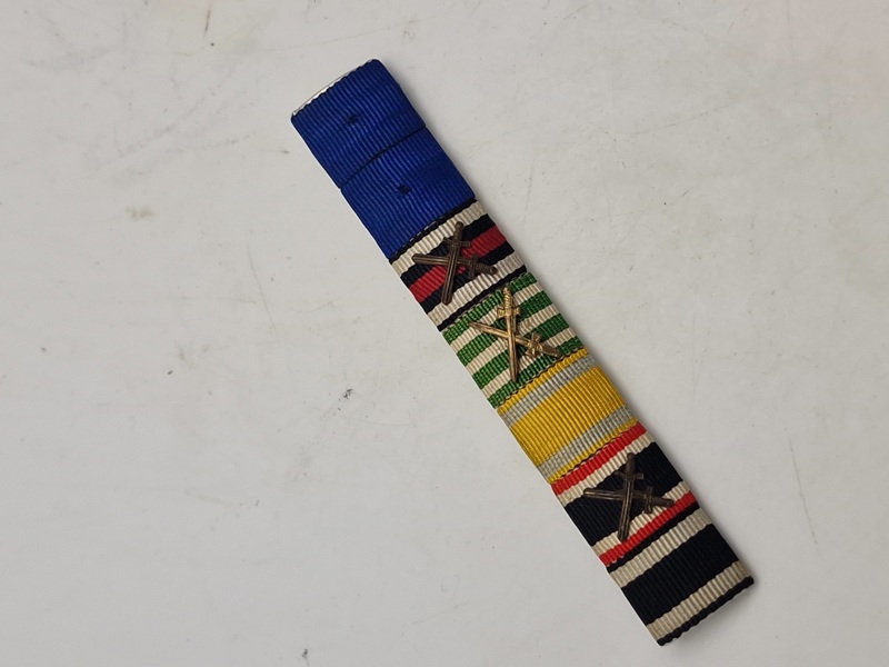 Original ww1 bandspange, Eisernes kreuz, kriegsverdienstkreuz mit schwertern,