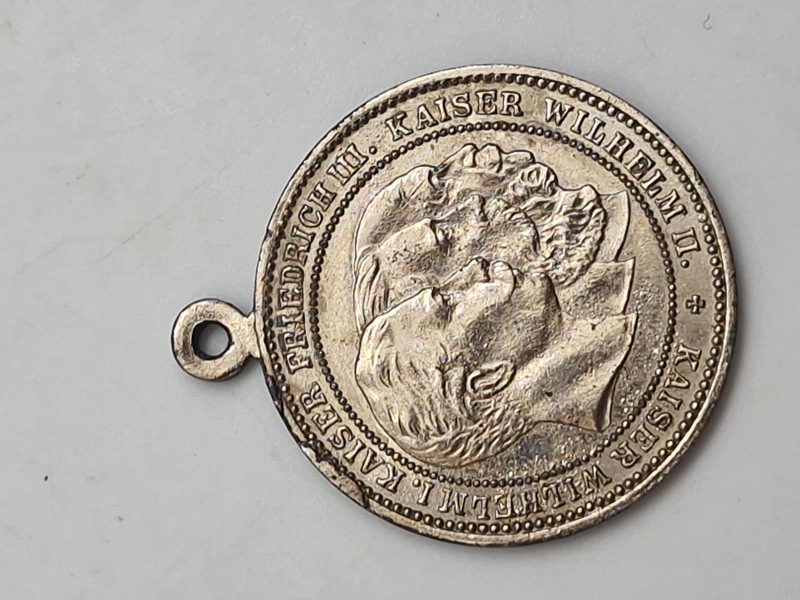 Original Tysk WW1 patriotisk token