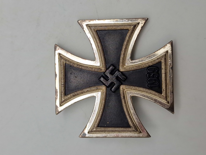Originalt Jernkors 1939 1 klasse umærket Otto Schickle Pforzheim