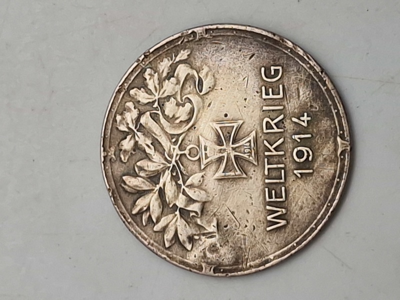 Original Tysk WW1 patriotisk token