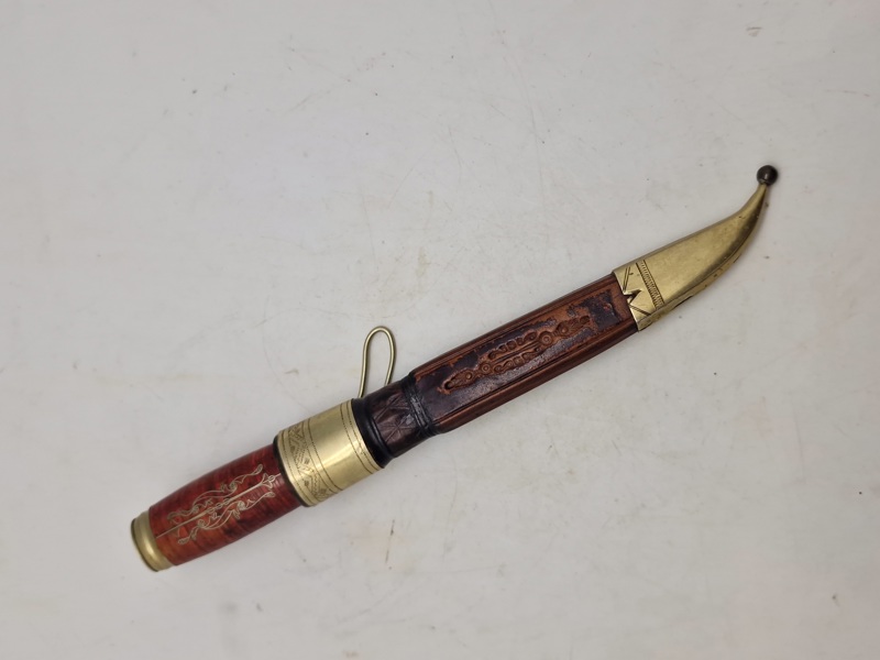 Original finsk Puukko kniv - ekstremt veludført 