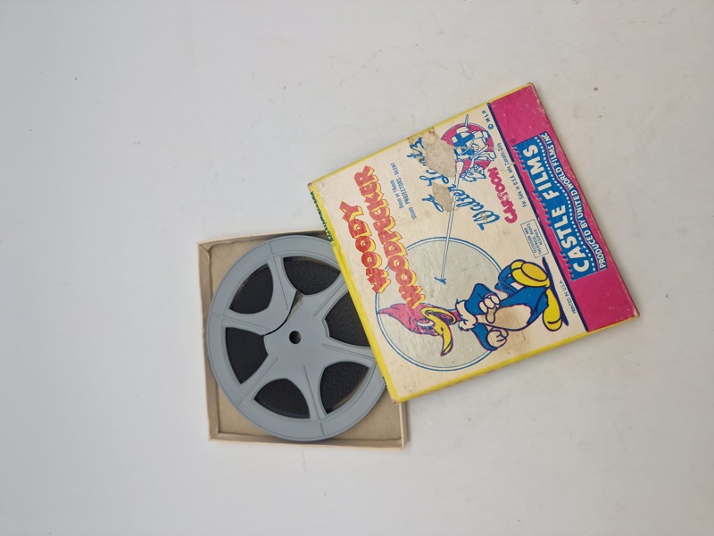 Filmrulle fra Woodpecker-tegnefilm fra Castle Films