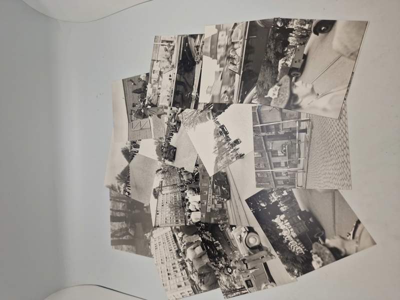 Samling fotos fra tiden omring befrielsen 1945