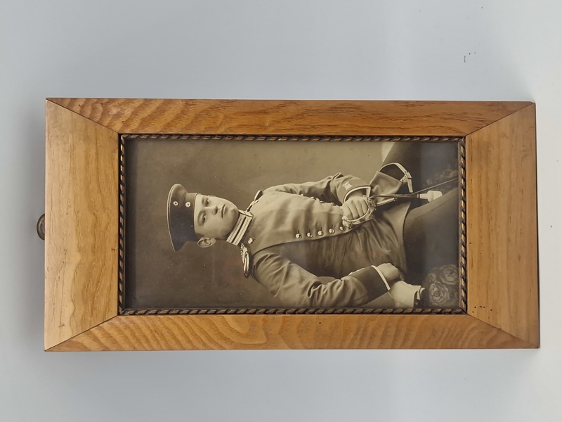 Originalt tysk ww1 foto i ramme