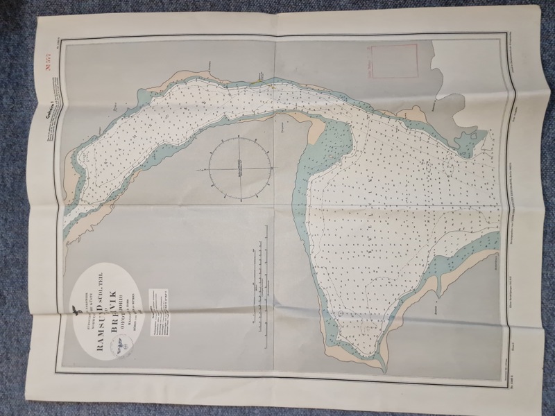 Originalt tysk Kriegsmarine kort - ww2