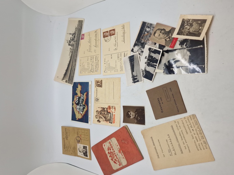 Samling originale ww2 effekter