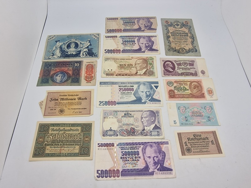 Samling originale pengesedler