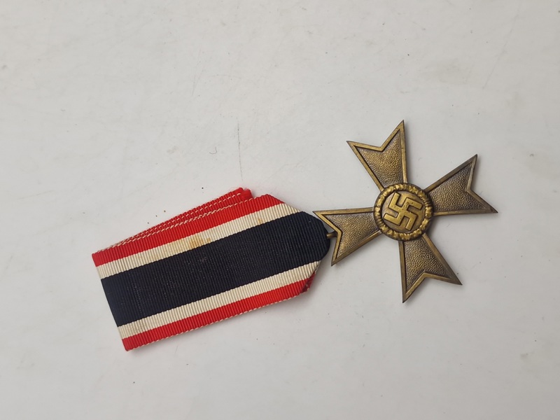 WW2 German Kriegsverdienst Kreuz War Merit Cross Without Swords
