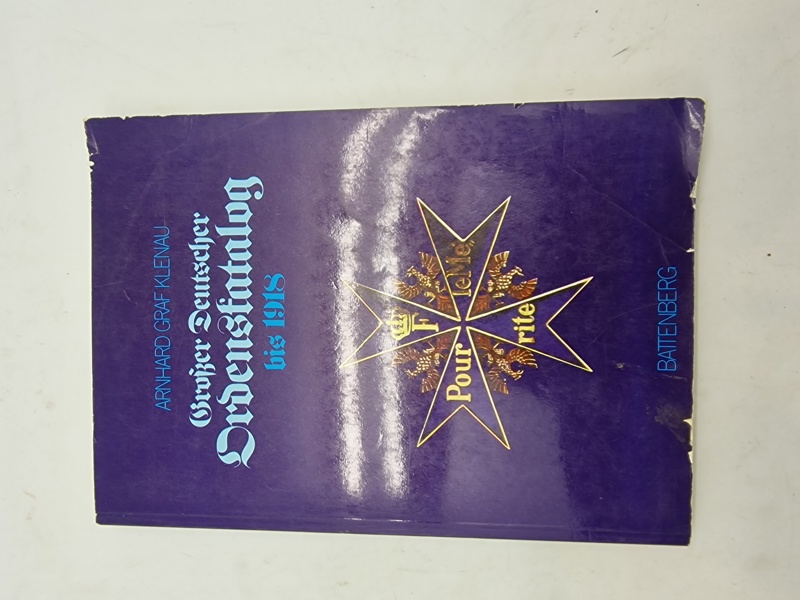 Großer Deutscher
Ordenskatalog
bis 1918