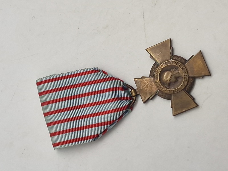 Originalt Combatant's Cross (Croix du Combattant) (WW1) 