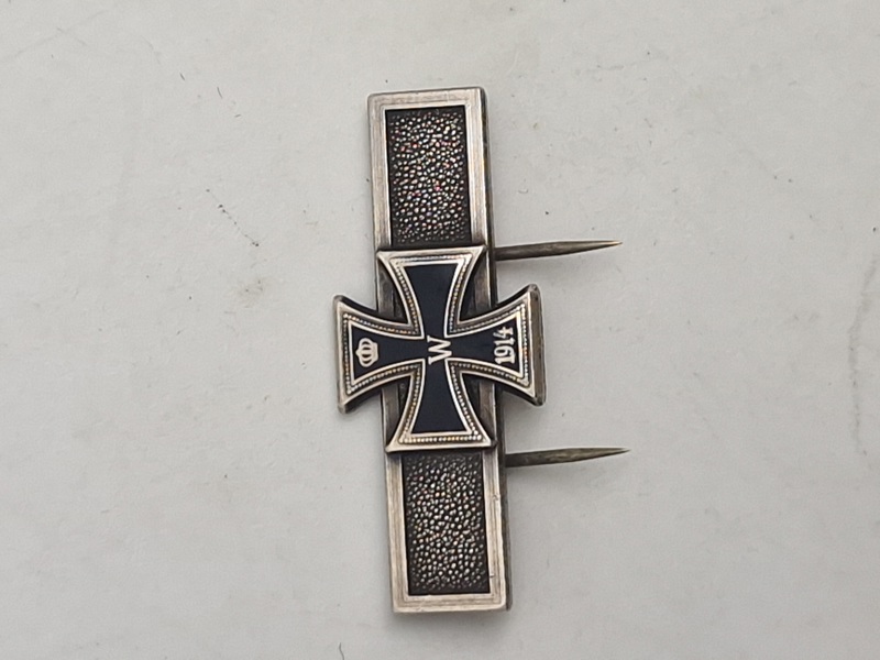 A Scarce Wiederholungsspange To The Iron Cross 1914 Of The Iron Cross 1870