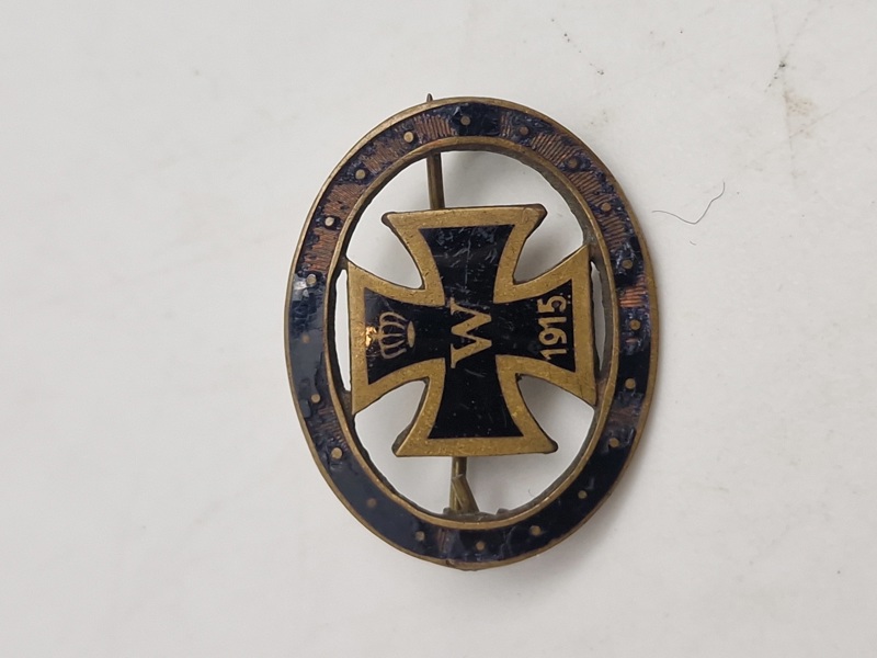 Original tysk patriotisk nål - ww1