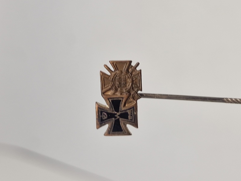 Original tysk miniature nål - ww1 