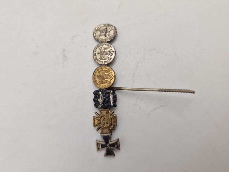 Original Tysk WW1 revers medalje spange 
