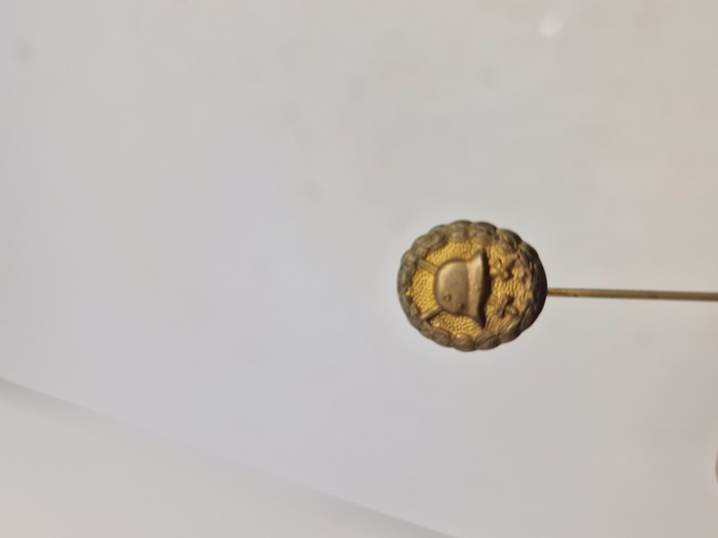 Originalt Verwundetenabzeichen in Gold 1918 - Miniatur