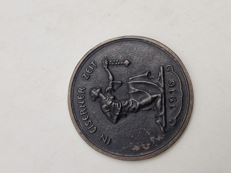 Original tysk “Gold Für Eisen” mønt - ww1