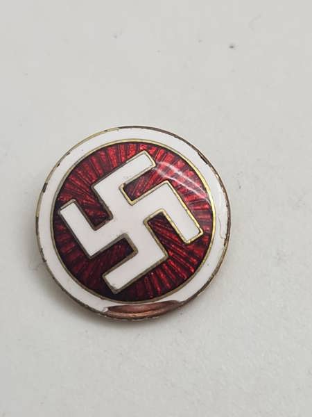 Original pin fra det Danske nazist parti i 1990 erne 