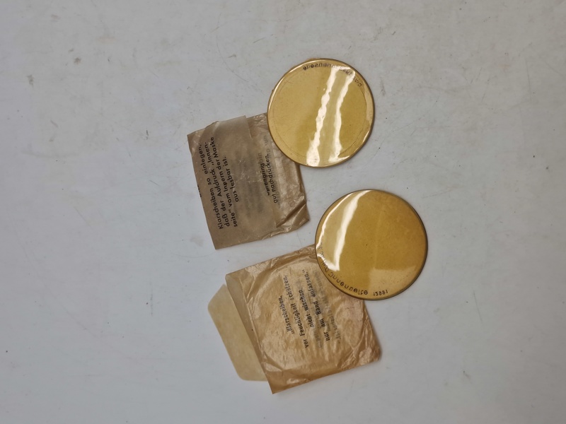 Originale tyske “ekstra øjer” til gasmaske - ww2