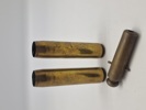 Messingkanon og 2 stk 20 mm maskinkanon hylstre (ww2) 