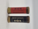 Sjældent reklame sæt fra HK, i form af salt og pepper sæt udformet som haglpatroner 