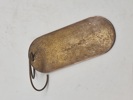 Vintage Raffles Luxury Hotel Singapore Brass Hotel Room Key Keychain Fob