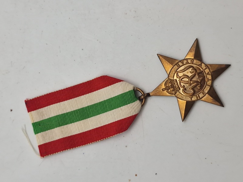 Original “The Italy Star” ww2