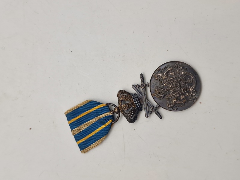 Original rumænsk Faithful Service Medal" eller "Medal for Long and Faithful Service", som tildeles for lang og tro tjeneste. 