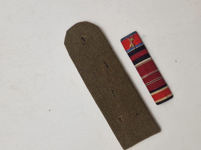 Original tysk bandspange, ww2 og skulderstrop 
